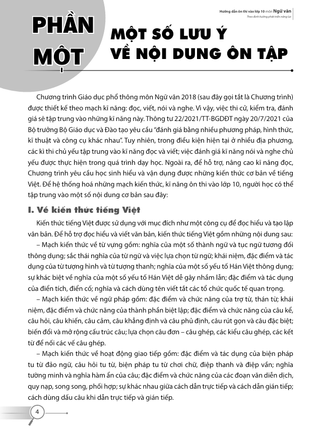  Hướng dẫn ôn thi vào lớp 10 (Theo định hướng phát triển năng lực) 