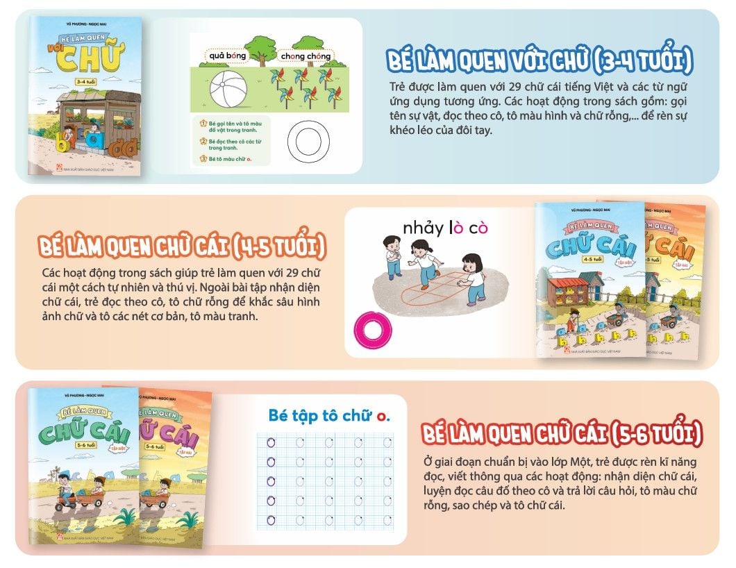 Sách Bé làm quen chữ cái 