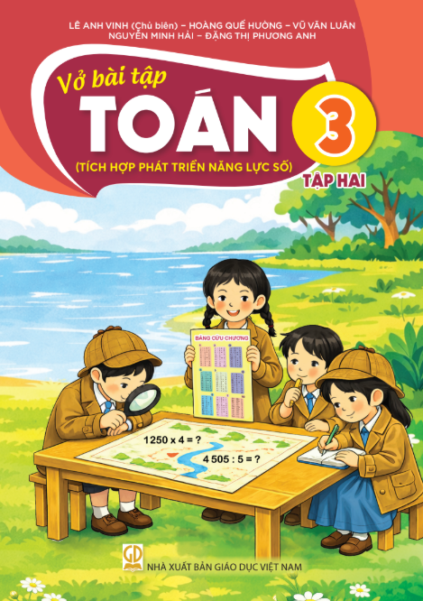  Vở bài tập Toán 3/2 Tích hợp phát triển năng lực số 