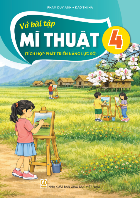  Vở bài tập Mĩ thuật 4 Tích hợp phát triển năng lực số 