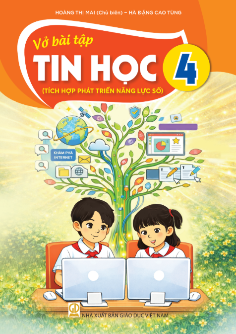  Vở bài tập Tin học 4 Tích hợp phát triển năng lực số 