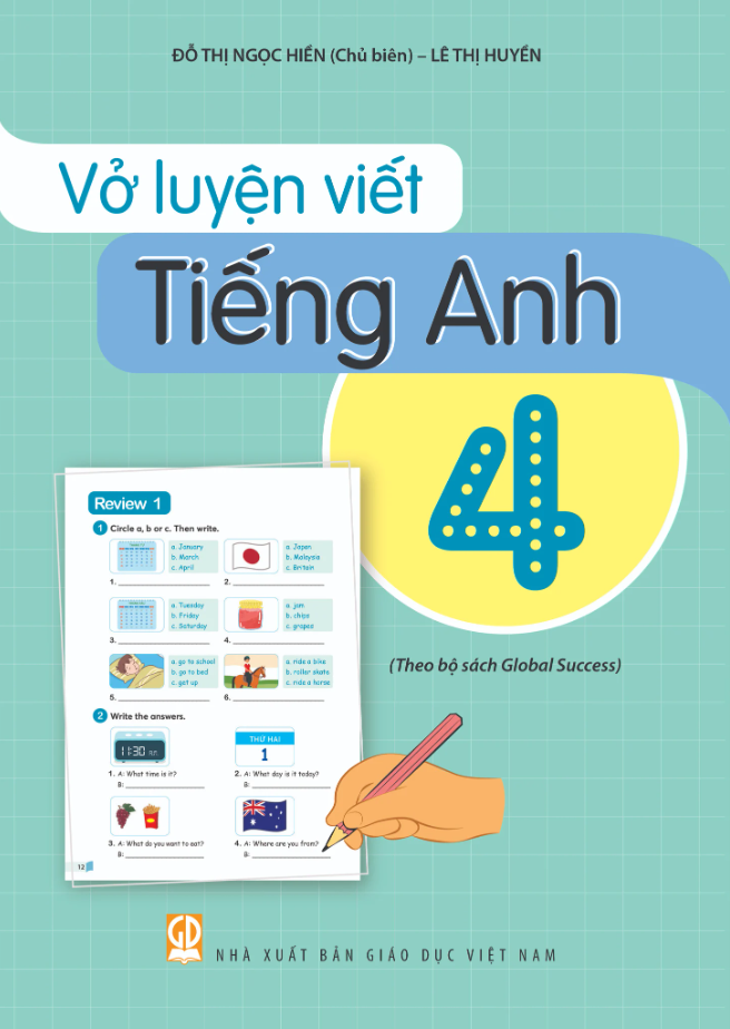  Vở luyện viết tiếng Anh (Theo bộ sách Global success) 