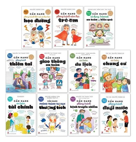 Combo 15 bí kíp giúp tớ an toàn (11 cuốn)