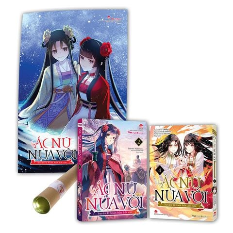 Combo Ác nữ nửa vời - Manga Tập 4 & Light-novel Tập 2