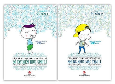 Combo Cẩm nang con trai tuổi dậy thì (2 cuốn)