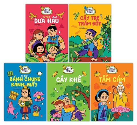 Combo Tô màu cổ tích Việt Nam (5 cuốn)