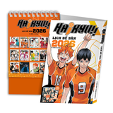 Lịch để bàn Haikyu!! 2026