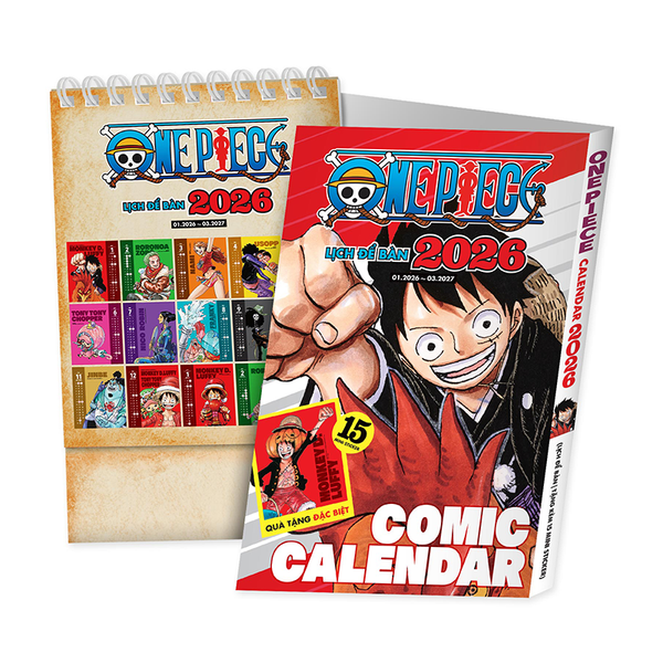Lịch để bàn One Piece 2026