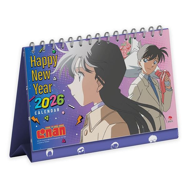 Lịch để bàn Thám tử lừng danh Conan 2026