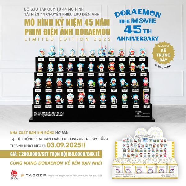 Mô hình kỉ niệm 45 năm phim điện ảnh Doraemon