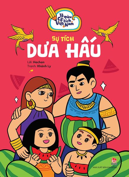 Tô màu cổ tích Việt Nam - Sự tích dưa hấu