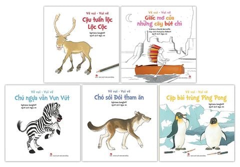 Combo Vẽ vui - Vui vẽ (5 cuốn)