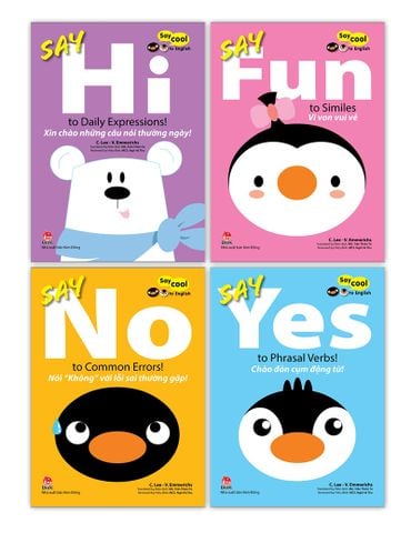 Combo Say cool to English (4 cuốn)