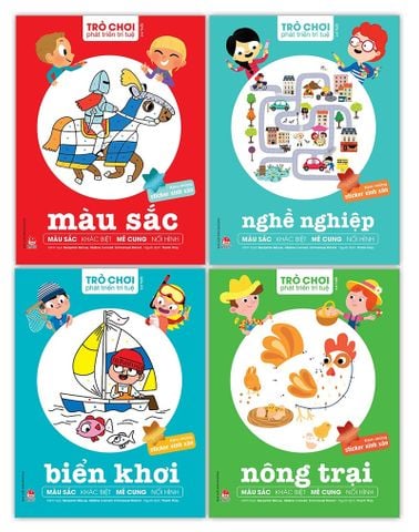 Combo Trò chơi phát triển trí tuệ (4 cuốn)