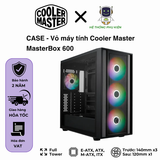  CASE - Vỏ máy tính MasterBox 600, Full Tower, Hỗ trợ MainBoard: E-ATX, ATX, M-ATX, ITX, kèm sẵn 4 quạt 