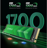  Ổ cứng SSD D10 PCle3.0 M.2 NVMe 128GB | 256GB | 512GB - HÀNG CHÍNH HÃNG, BẢO HÀNH 36 THÁNG 