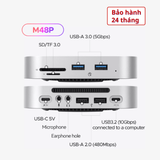  Dock đa năng ORICO MiniLink 8/9/10 cổng tiện lợi (M48P) - HÀNG CHÍNH HÃNG, BẢO HÀNH 24 THÁNG 