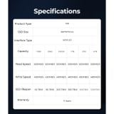  Ổ cứng SSD ORICO 2.5" SATA 3.0 Y20 128GB | 256GB | 512GB - HÀNG CHÍNH HÃNG, BẢO HÀNH 36 THÁNG 