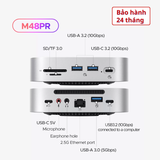  Dock đa năng ORICO MiniLink 8/9/10 cổng tiện lợi (M48P) - HÀNG CHÍNH HÃNG, BẢO HÀNH 24 THÁNG 