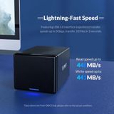  Hộp Ổ Cứng 3.5" 8 Khe Cắm SATA 3 USB 3.0 Type B ORICO NS800U3 Hàng Chính Hãng 