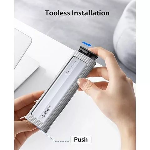  Box ổ cứng SSD ORICO AXM2 M.2 NVME TypeC & M.2 Dual NVME+SATA TypeC, tốc độ 10Gbps - Hàng Chính Hãng, Bảo Hành 24 Tháng 