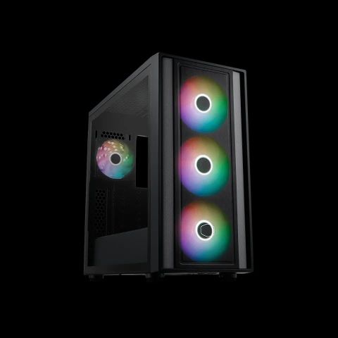  CASE - Vỏ máy tính MasterBox 600, Full Tower, Hỗ trợ MainBoard: E-ATX, ATX, M-ATX, ITX, kèm sẵn 4 quạt 
