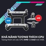  Tản Nhiệt Nước Cooler Master MASTERLIQUID 360 Core SI 2 Màu Đen, Kèm 3 Quạt LED ARGB | Bảo hành 5 Năm 