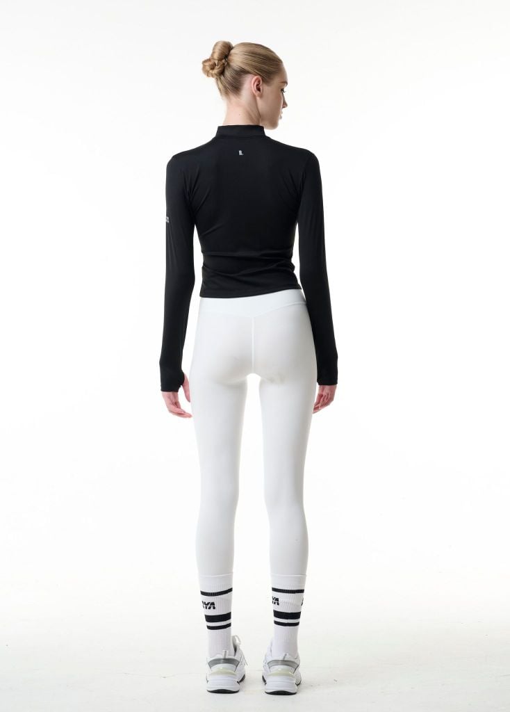 Áo khoác tay dài AMY ZIPPER JACKET Black