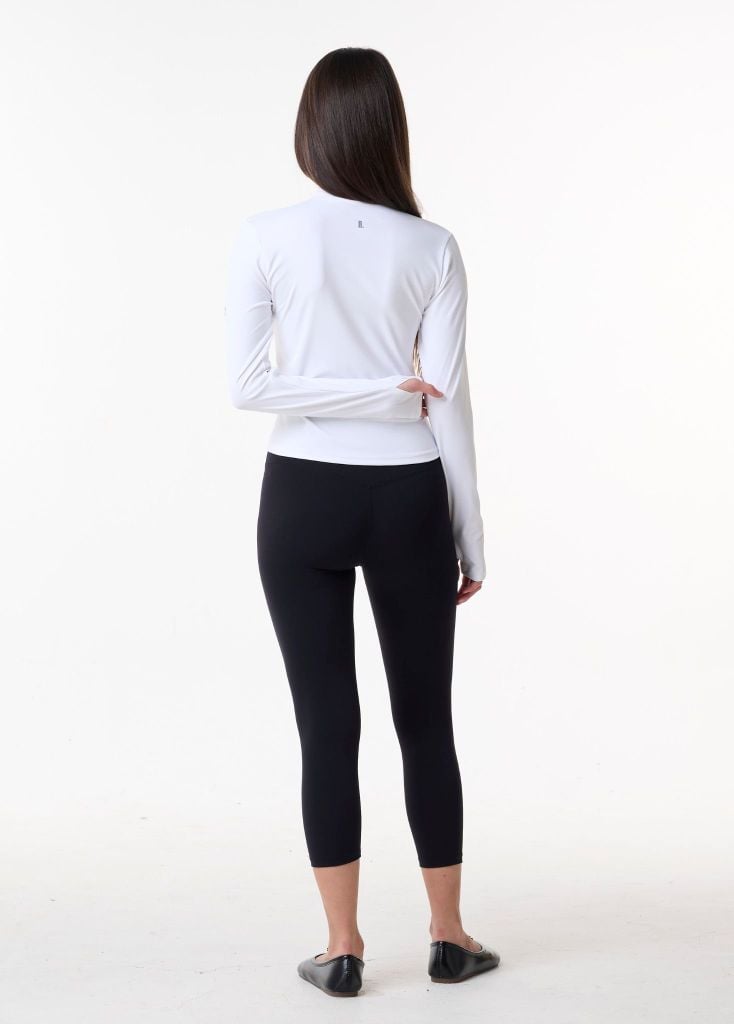 Áo khoác tay dài AMY ZIPPER JACKET White