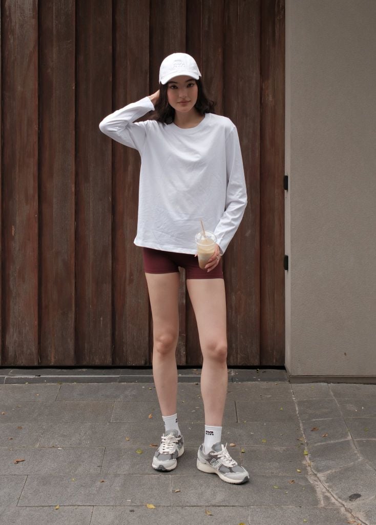 Áo thun tay dài BASIC LONGSLEEVES TEE White