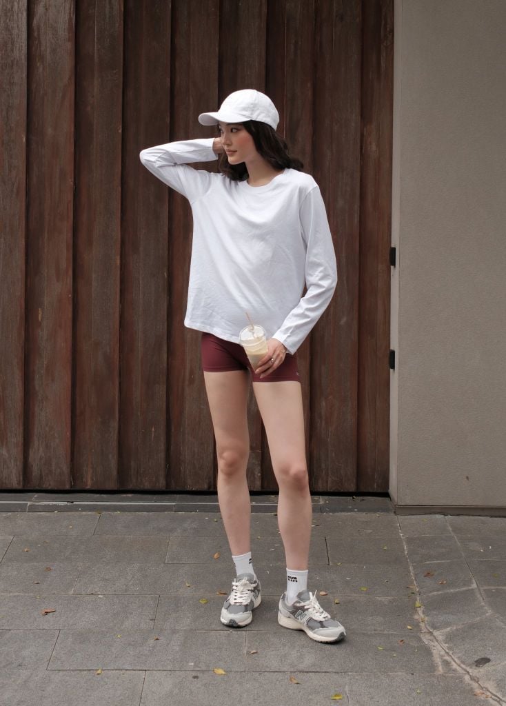 Áo thun tay dài BASIC LONGSLEEVES TEE White