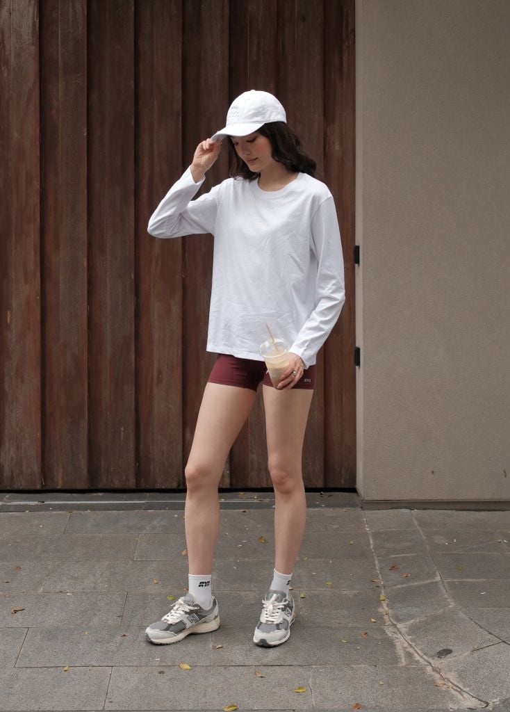 Áo thun tay dài BASIC LONGSLEEVES TEE White
