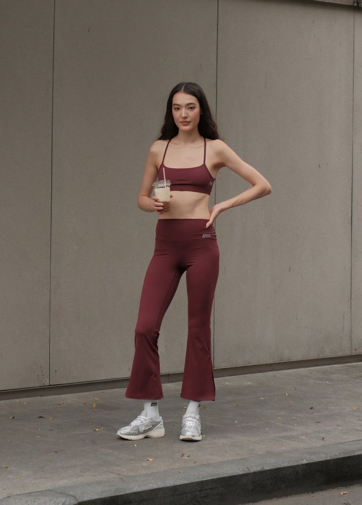 Quần EPIC FLARED LEGGING Dark Cherry