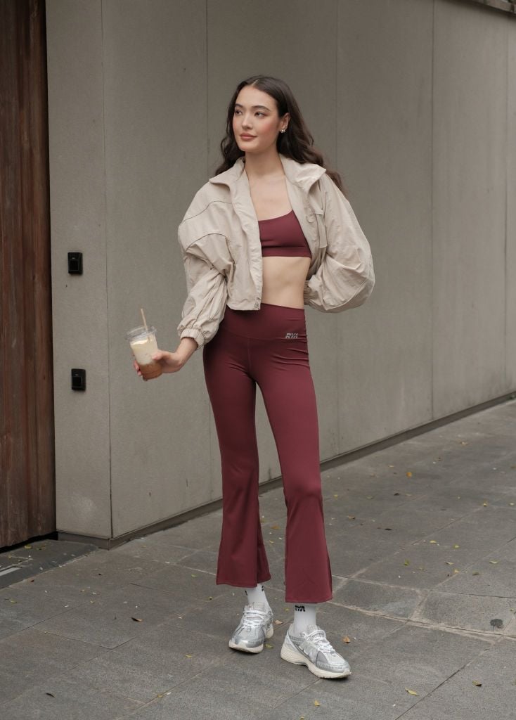 Quần EPIC FLARED LEGGING Dark Cherry