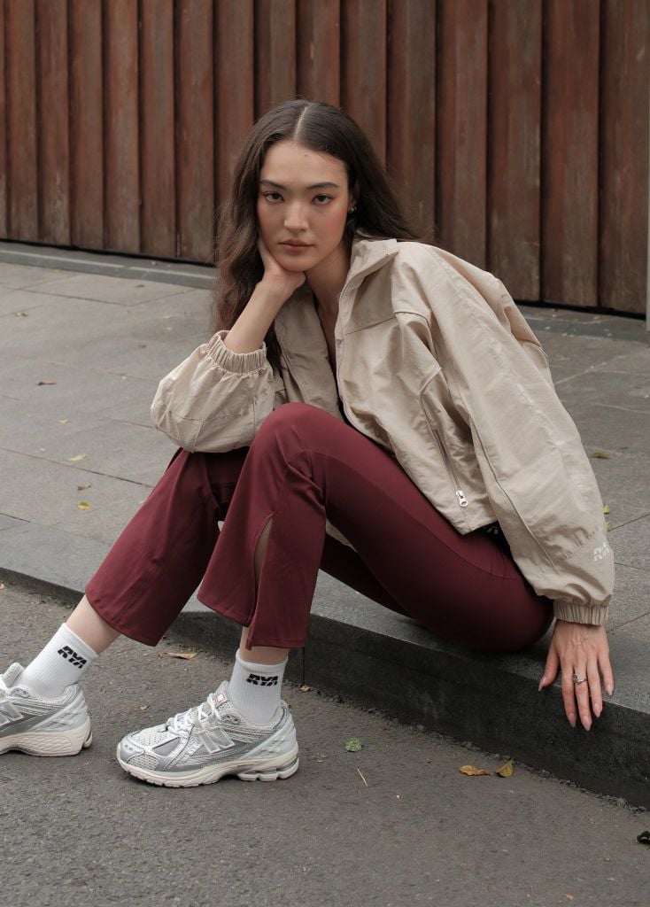 Áo khoác RYA BOXY JACKET Almond