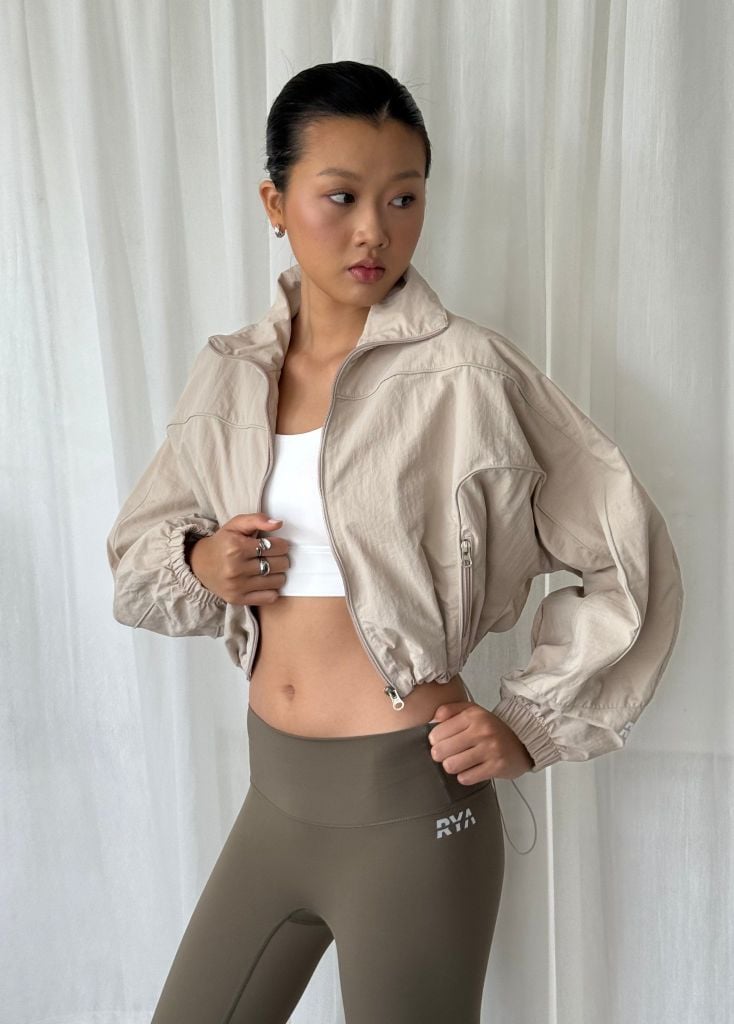 Áo khoác RYA BOXY JACKET Almond