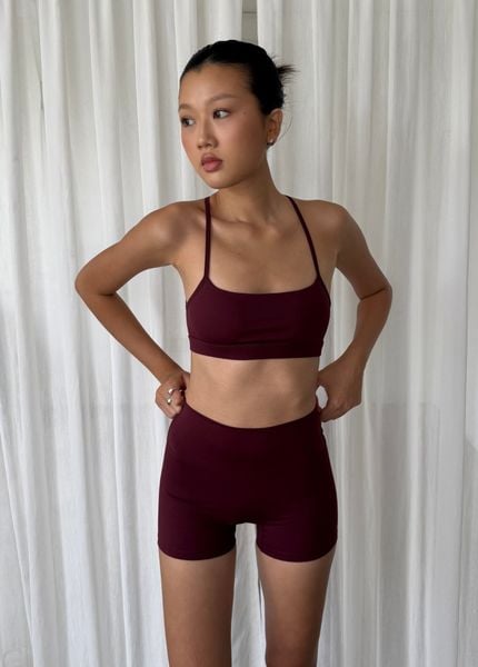  Quần SHORT BIKER Dark Cherry 