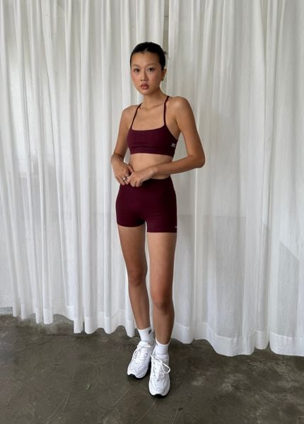  Quần SHORT BIKER Dark Cherry 