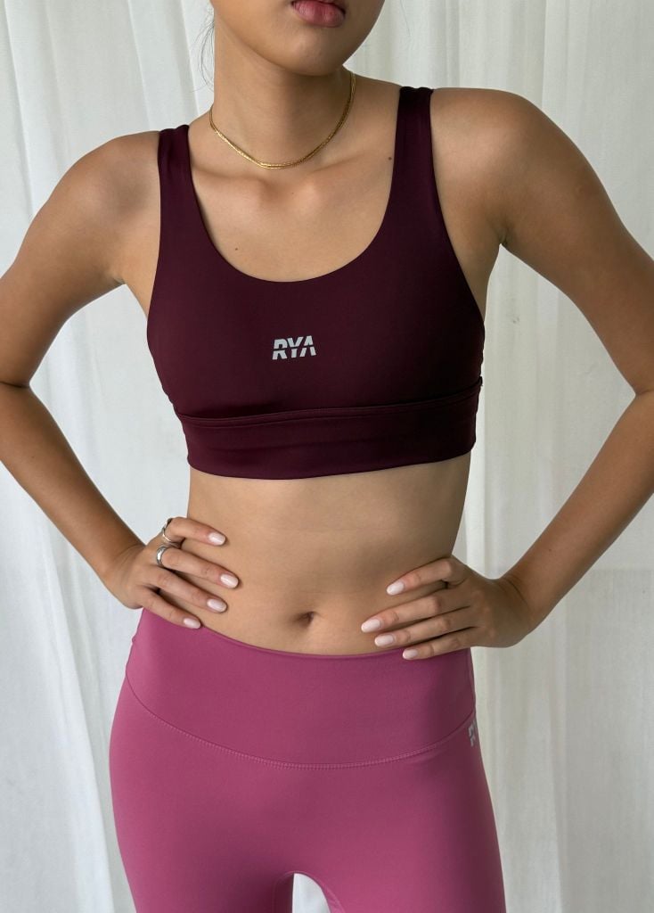 Áo U Sportbra Dark Cherry