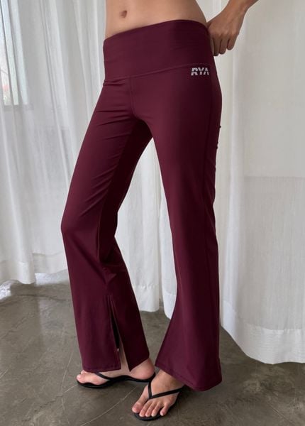  Quần ROXY STRAIGHT PANTS Dark Cherry 