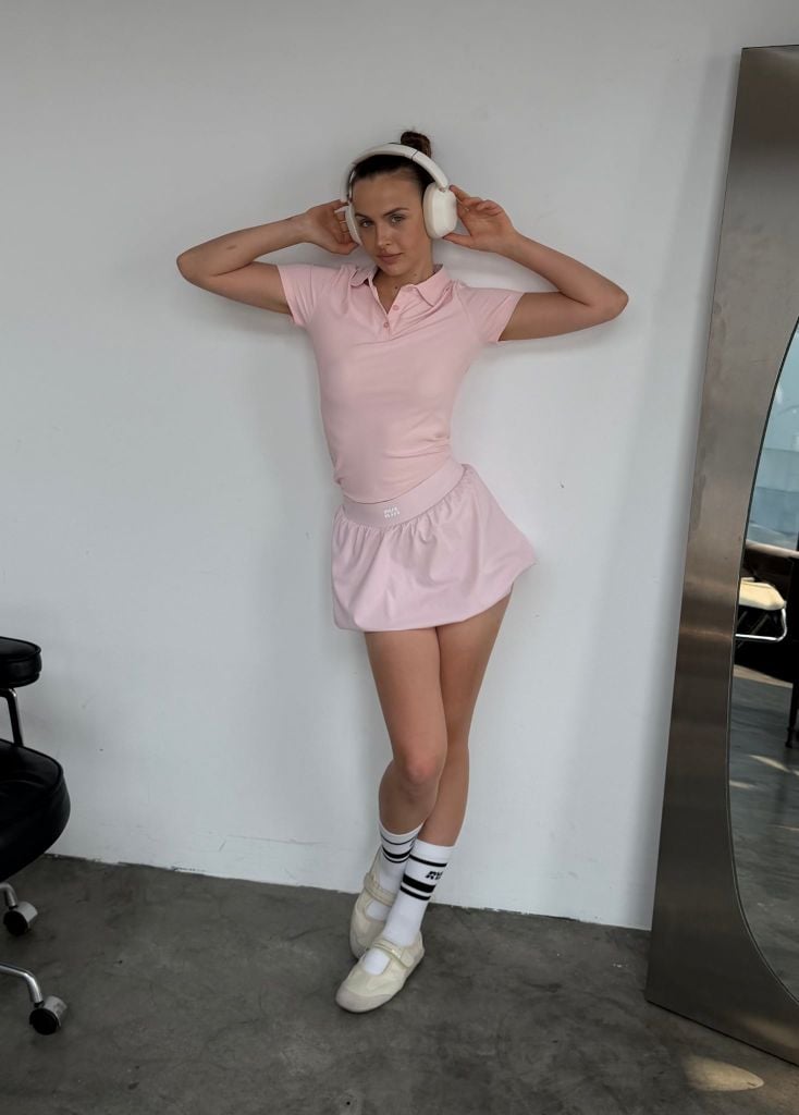 Chân váy BUBBLE SKIRT Lace Pink