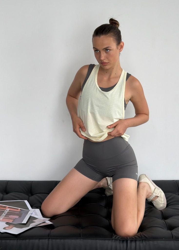 Quần SHORT BIKER Steel Grey