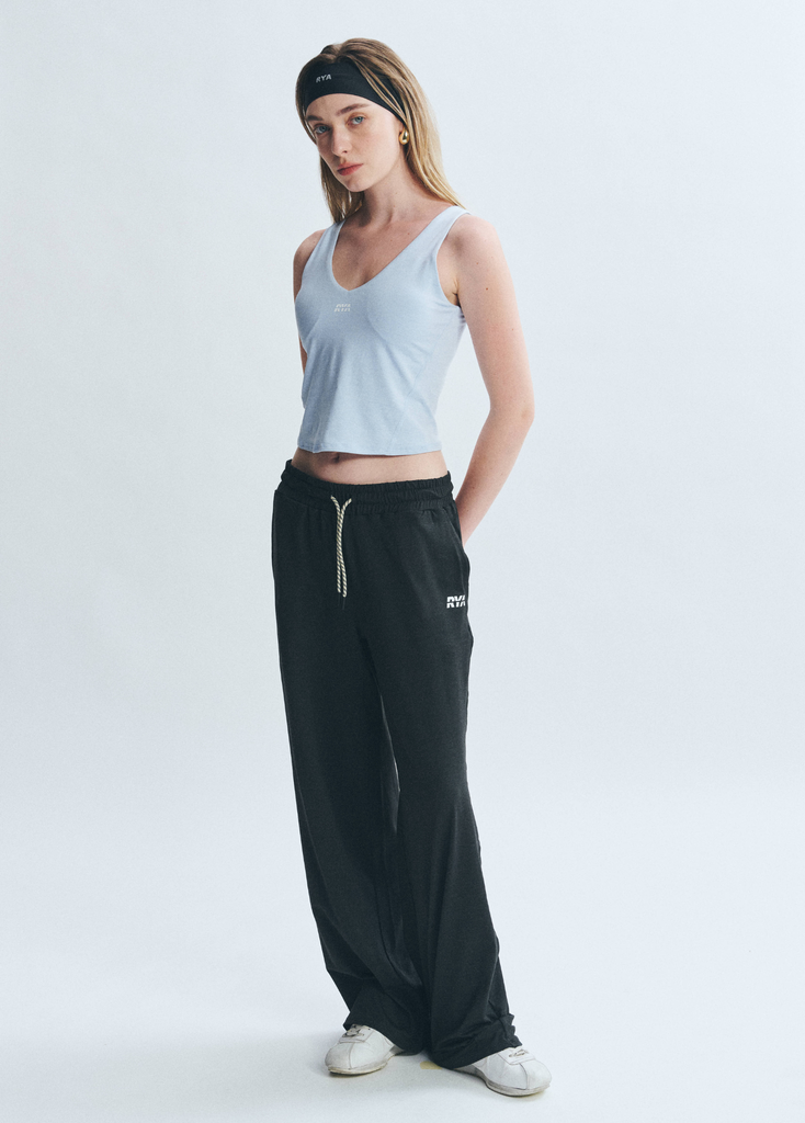 Quần PremRELIEF SUNDAY ON THE GO WIDE LEG PANTS Heather Black