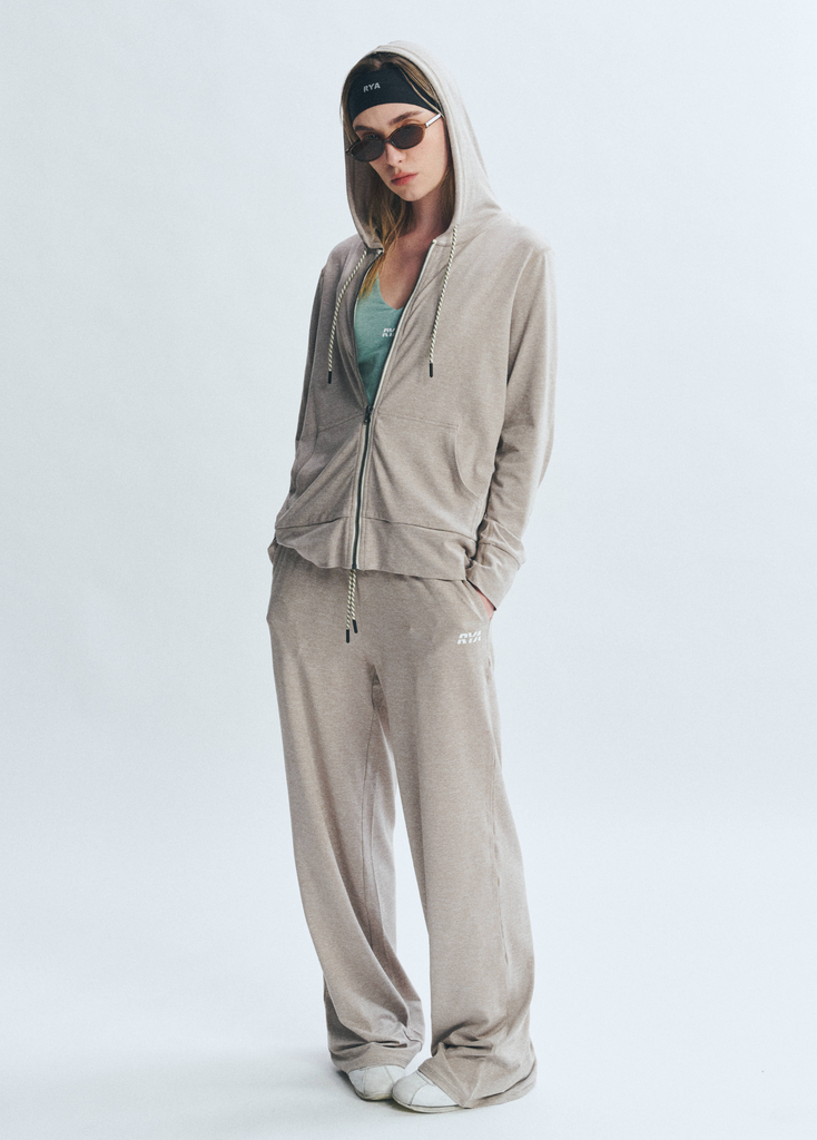 Áo khoác PremRELIEF SUNNY FULL-ZIP HOODIE Heather Taupe