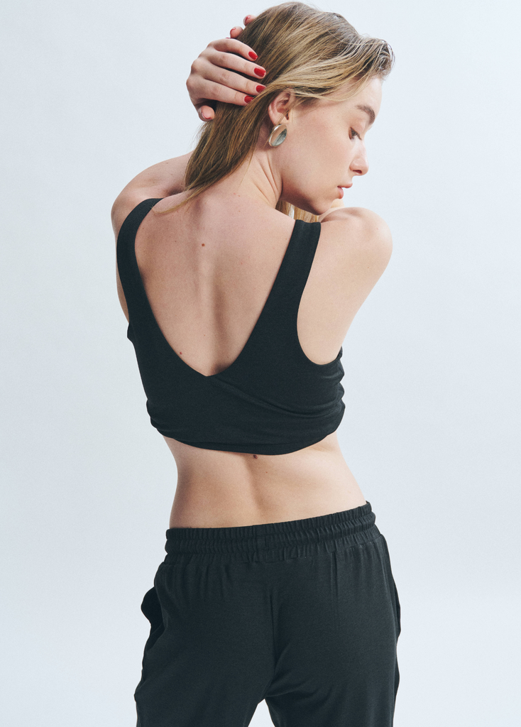 Áo PremRELIEF DREAMY CAMI SPORTBRA Heather Black