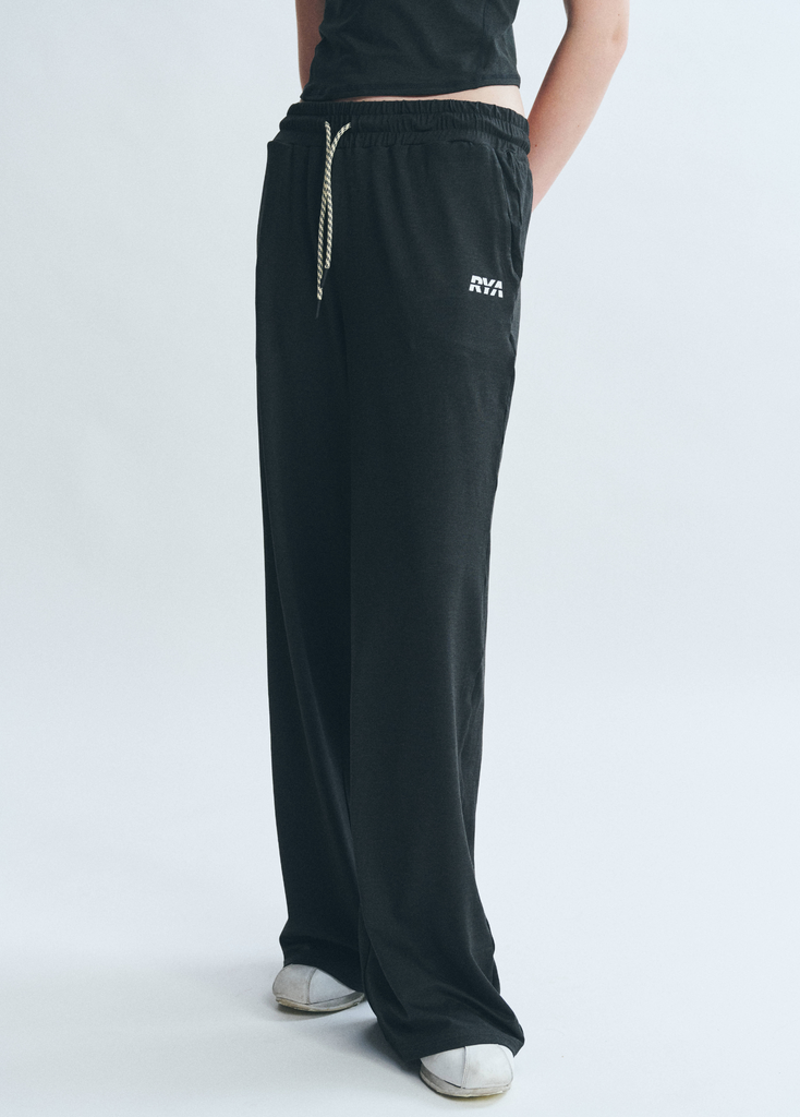 Quần PremRELIEF SUNDAY ON THE GO WIDE LEG PANTS Heather Black