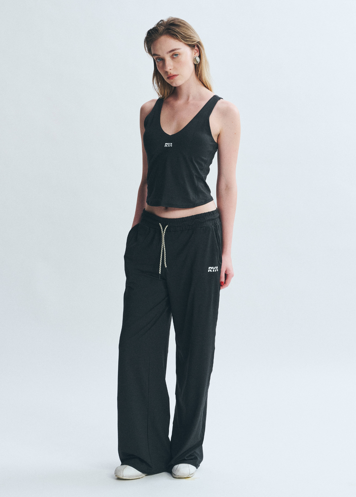 Quần PremRELIEF SUNDAY ON THE GO WIDE LEG PANTS Heather Black
