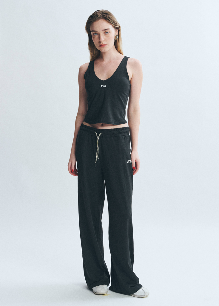 Quần PremRELIEF SUNDAY ON THE GO WIDE LEG PANTS Heather Black