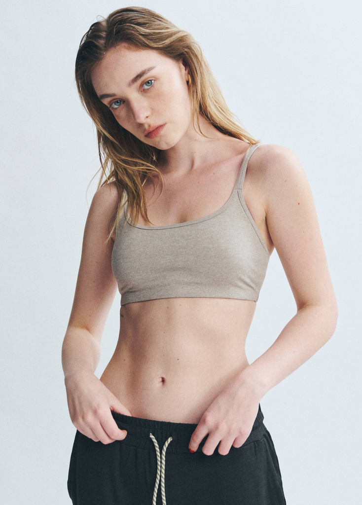 Áo PremRELIEF FLEX SPORTBRA Heather Taupe