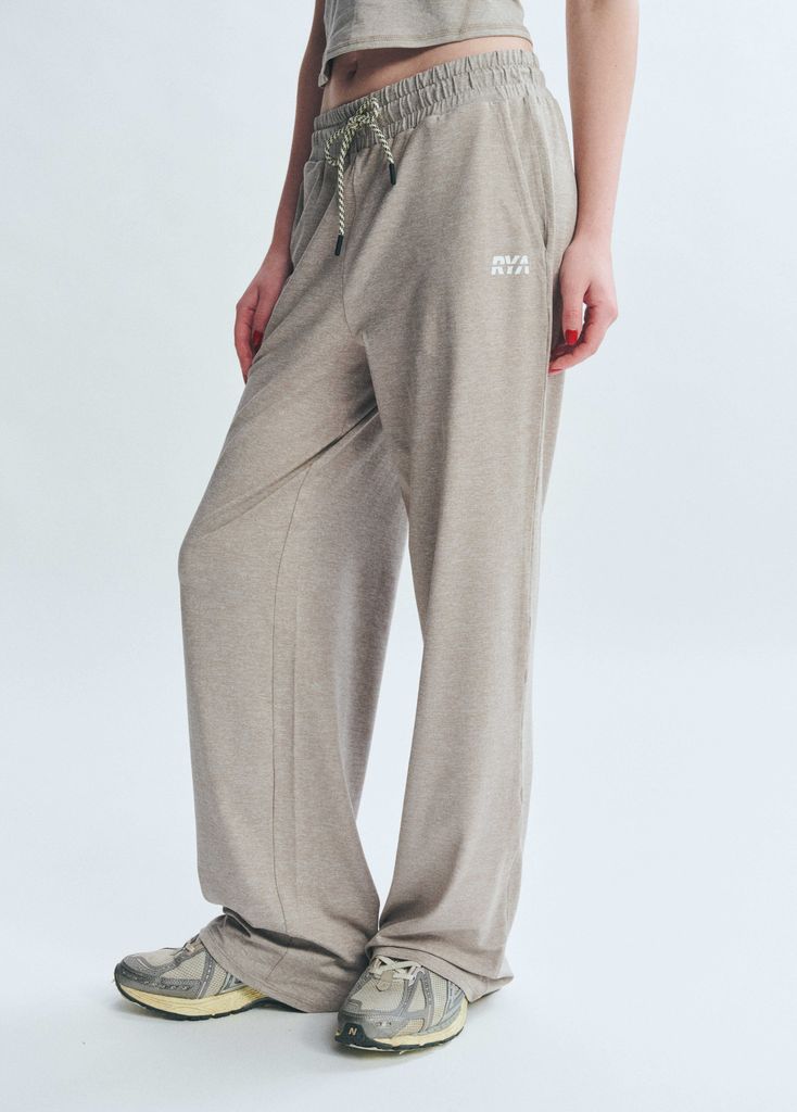 Quần PremRELIEF SUNDAY ON THE GO WIDE LEG PANTS Heather Taupe